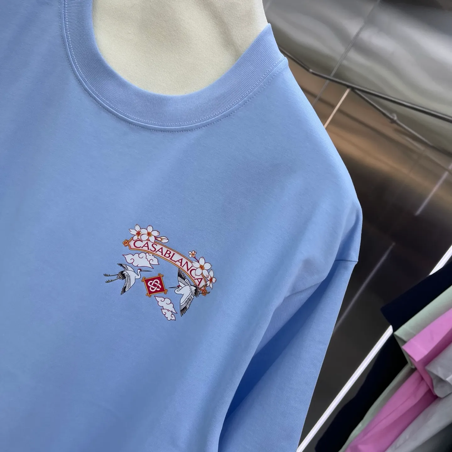 New Arrival Casablanca Classic Series T ～ ， ， 。 ， Classic ， In Stock ！ ：White Black Green Gray Light Green Blue Royal Blue Orange（8 ） Size：S M L XL XXL